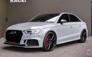 Audi RS3 Sedan by RACE! on Vossen Wheels (VPS-307) 2019 года